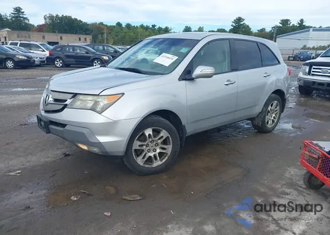 2007 Acura Mdx Technology Package from USA, damaged, VIN 2HNYD28367H512038